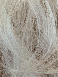 Close Up grauer Haare